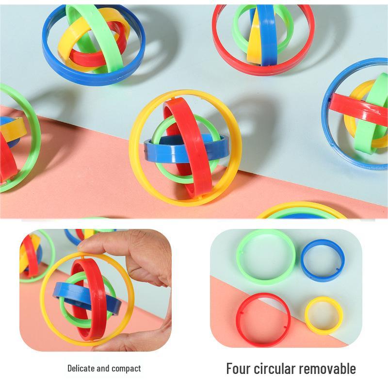 Cross-border Creative Radish Ring Inertial Gyroscope Finger Toy