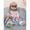 Reborn Doll Lifelike Baby Princess Dolls Children Accompany Doll for Girls Brithday Christmas Gifts Bebe Toy