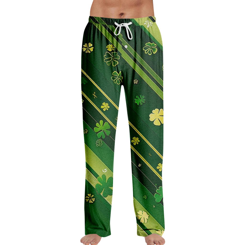 Men's St. Patrick's Day Print Home Sleep Pants