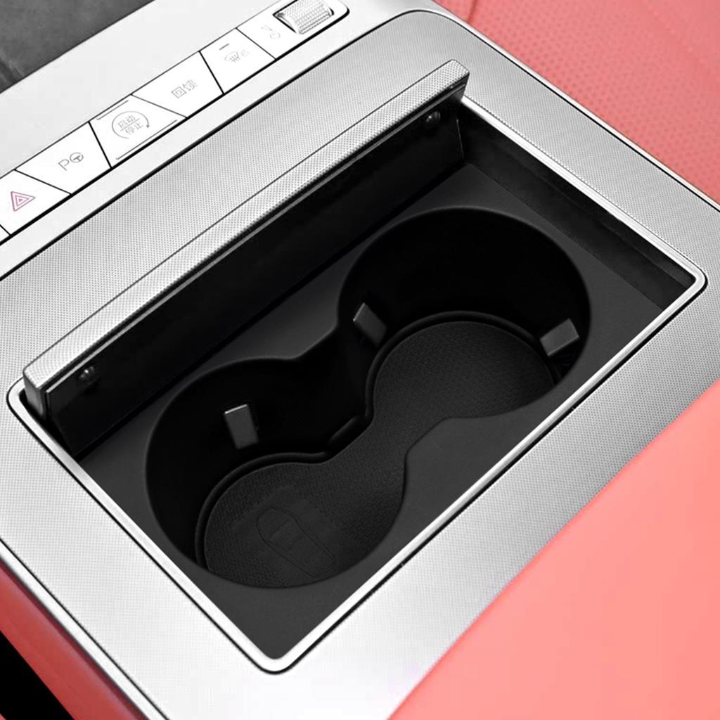 LUCKEASY for BYD Tang L/Atto 8/Sealion 8 2025 2026 Water Cup Holder Accessories Central Console Drinks Cup Holder Storage Box