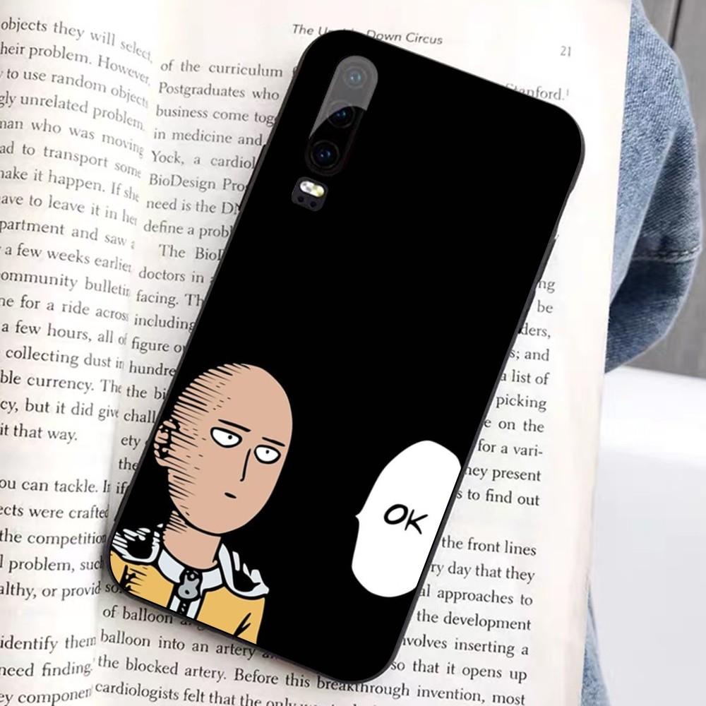 One P-Punch Man Saitama Phone Case For Huawei Honor 10 Lite 9 20 7A 9X 30 50 60 70 Pro Plus Soft Silicone Cover