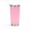 20oz Double Wall Vacuum Insulated Stainless Steel Travel Mug Car Office Home - Lightweight Portable Cup With Press Lid