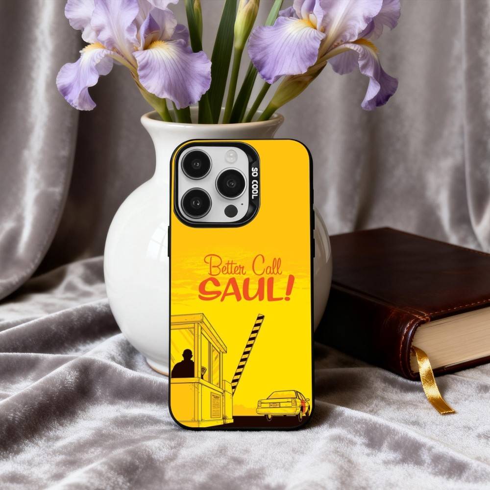 B-Better-E Call S-Saul-L Phone Case For iPhone17,16,15,14,13,12,11 Plus,Pro Max Black Candy silver phone case