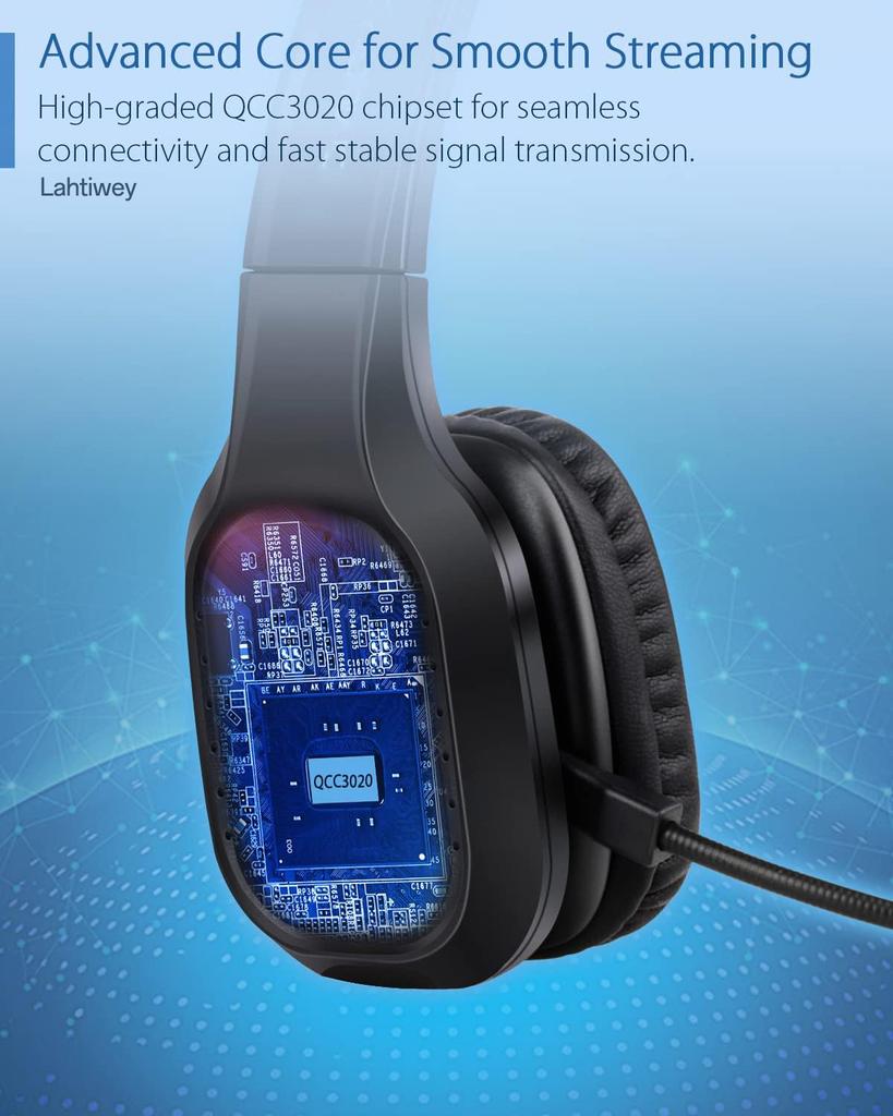 Căști Bluetooth premium pentru șoferi, Căști mono wireless cu anulare a zgomotului și microfon, Sunet de înaltă fidelitate, 30 de ore de convorbire