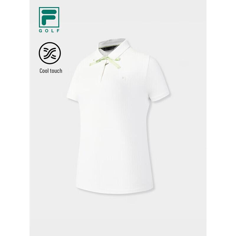 Fila Women's Knitted Short-Sleeve Golf Polo Shirt