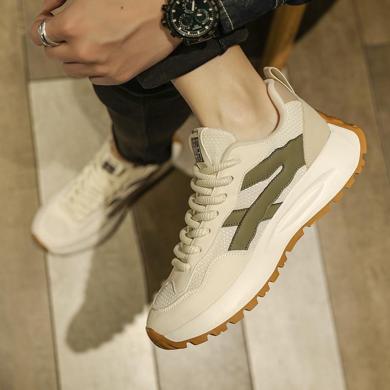 მამაკაცის მოდა შემთხვევითი დაბალი ტოპი სკეიტბორდის ფეხსაცმელი ბიჭების კომფორტული სპორტული ფეხსაცმელი მამრობითი სქესის სტუდენტები ტრენდული რბილი ძირი კლასიკური სუნთქვითი სპორტული დარბაზი არ მოცურების