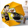 1 ST Mr Bean Automatisch Open/Sluit, 8-Ribben Duurzaam Frame Compact Reisparaplu voor Mannen & Vrouwen S1222012