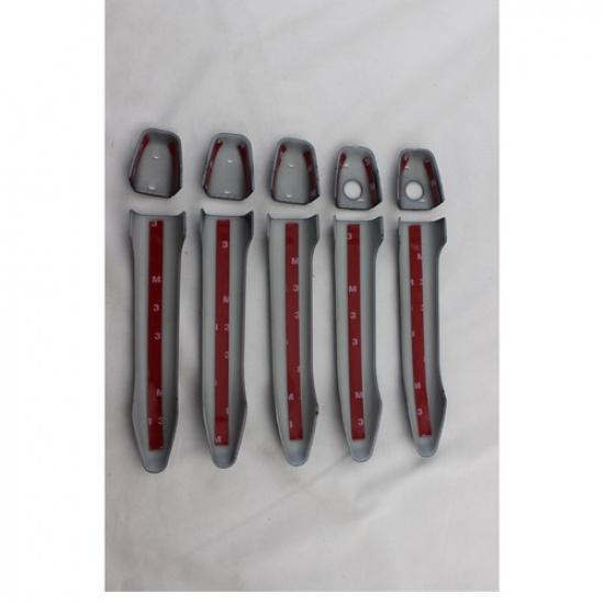 Carbon Fiber Door Handle Lid Cover Trim For 2003-2009 Toyota Prado FJ120 10pcs