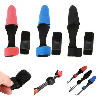 3 Colors Elastic Sleeves Pole Glove Truss Cane Straps Fishing Rod Tie Tip Cover Fastener