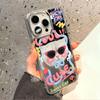 Mobile Phone Cases for iPhone 11 13 XR 15 Pro Max 12 14 Pro Max Case iPhone 16 XS Max Mirror Protective Case Mirror Exquisite Cartoon Waterproof