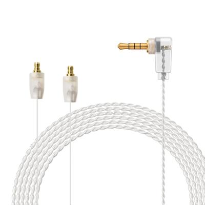 OKCSC Aurora Earphone Cable IE400pro Recable Balanced Connection Extra Thin Type For SENNHEISER Compatible with 2 Cores High Purity OFC Silver Plated