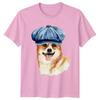 Corgi With Hat Dog Breed Unisexs TShirt Pet Animal Tee