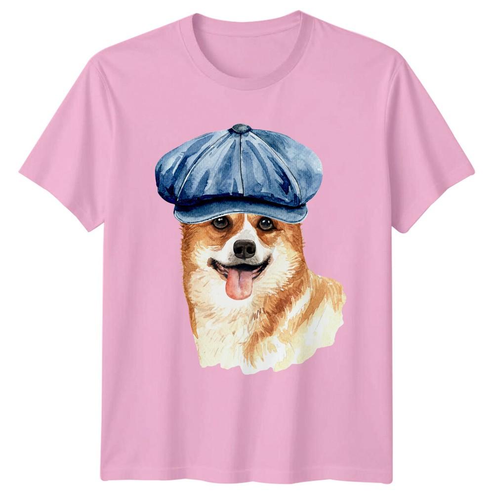 Corgi With Hat Dog Breed Unisexs TShirt Pet Animal Tee