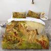 Angel Oil Painting Microfibre Bedding Sets, Children's Birthday Gift with Zip Room Decor for Teenagers Adulte 2-3 Pieces Duvet C