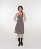 Lulu Seoul Nylon Halter Neck Dress (Khaki Brown)