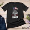 Cat Ladies for Kamala Funny Cat 2024 President Kamala-Harris Unisex T-shirt