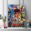 Super Sentai Hero Squad Pattern  3pcs 100% Round Full Drill 5D DIY Diamond Painting Embroidery Cross Stitch Rhinestone Décor