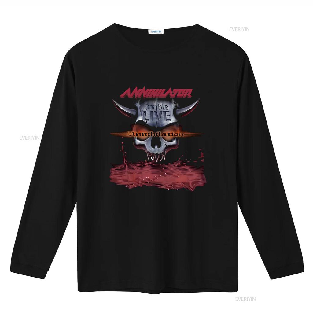 New Annihilator Band For Fans S 5xl T Shirt Bi0451 Vintage Washed Homme Graphic Stylish Stretched Versatile Casual Soft