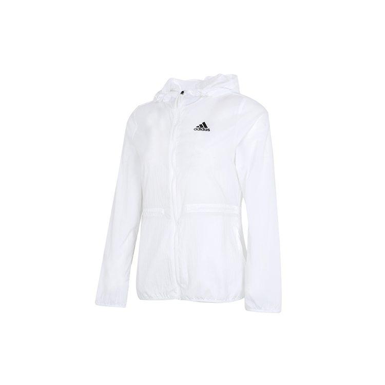 Adidas Woven Windbreaker Jacket Women's White GQ0628