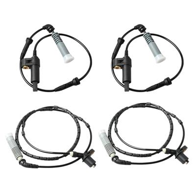 4pcs ABS Wheel Speed Sensor 34521164651 34521164652 For BMW E46 330Ci M54306S3
