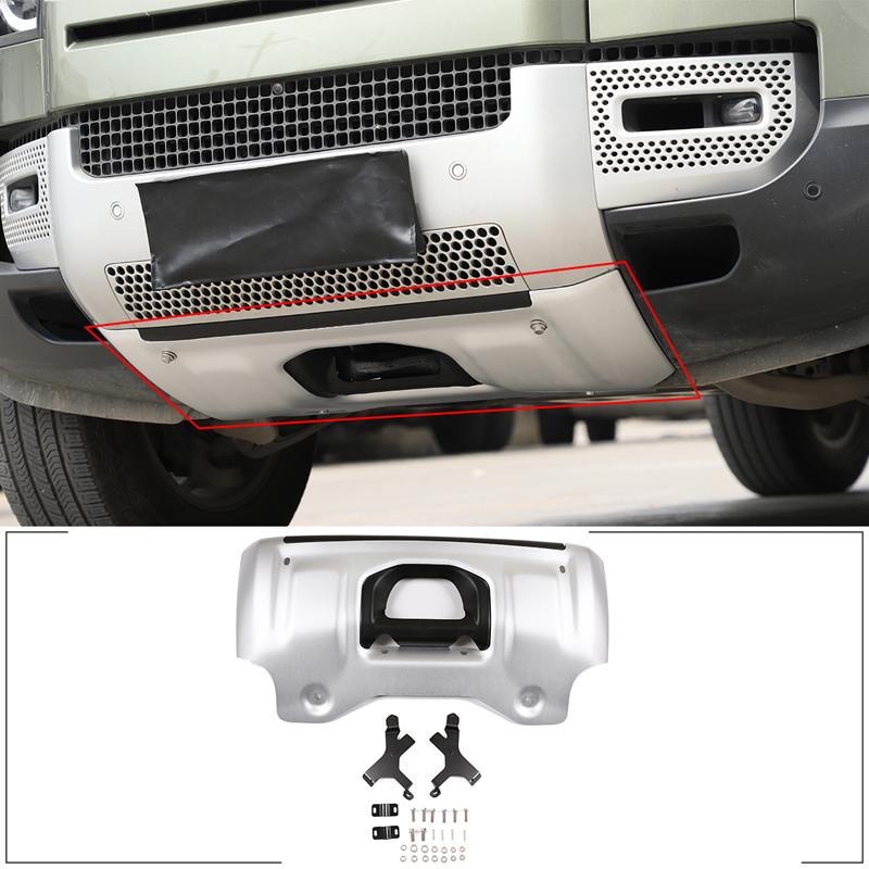 For Land Rover Defender 90 110 2020-2026 Stainless Steel Car Front Bumper Skid Protector Guard Plate Cover Car Accessories