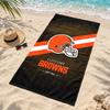Cleveland Browns Microfiber Beach Towel Quick Dry Sand Free Lightweight Beach Towels for Travel Swimming Camping