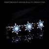 5x Sparkling Crystal Stone Braided Hair Clips Tooth-Shaped Non-Slip Bang Hairpin