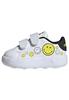Кросівки Adidas Дитячі ADVANCORT SMILEY Комфорт Хлопчики Дівчатка Унісекс Дитяче NKS74 Взуття Чорний см 12-16см Білий/Яскраво-жовтий/Основний (IH6257) 13.0