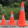 Foldable Reflective Safety Cones & Warning Signs with LED Light