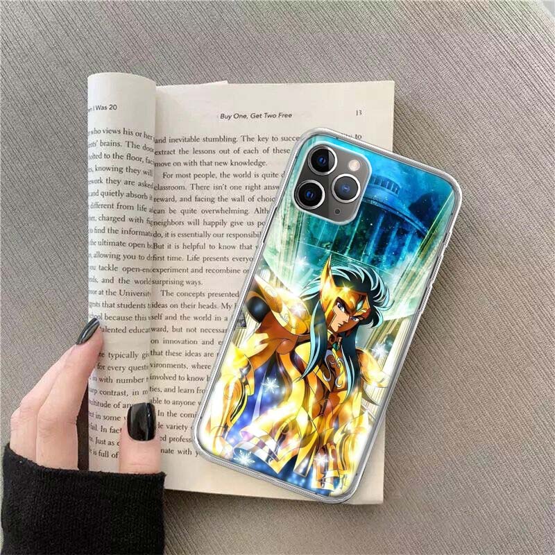 

Чехол для телефона Saint Seiya Рыцари Зодиака для Apple Iphone 12 13 Mini 14 15 Pro 17 Pro Max Air 11 16E 16 Plus Корпус iPhone 17 Air