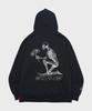 Artistwear [Atw] Skull Flower Zip-Up Hoodie