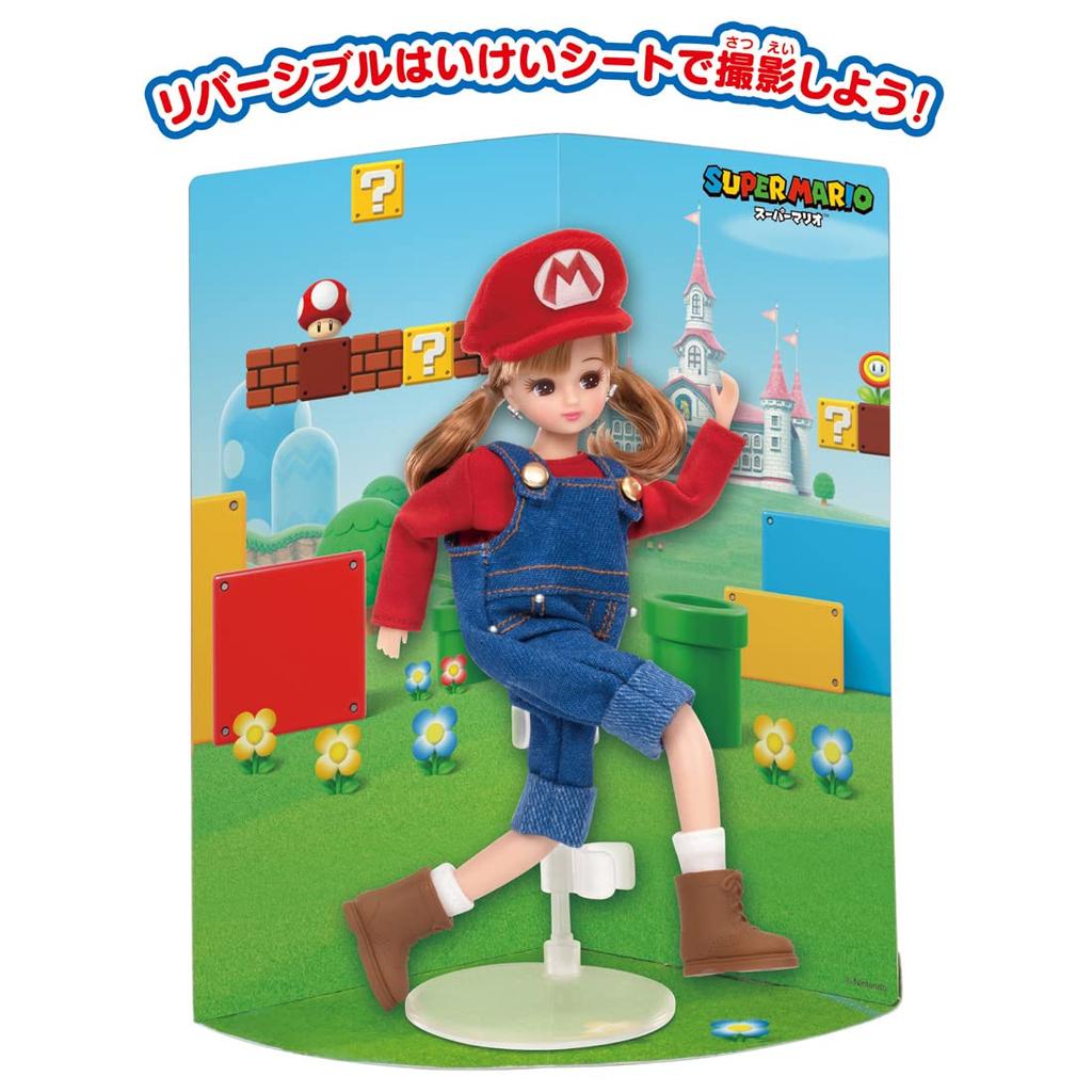 TAKARA TOMY Puppe Super Mario Daisuki Spielzeug Alter Licca-chan LD-33 Licca-chan Verkleiden 3+