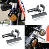 Motorcycle Extension Bracket Spotlight External Fixed Lamp Holder lighting extension Fork Handle Bracket Adjustable 20mm-36mm