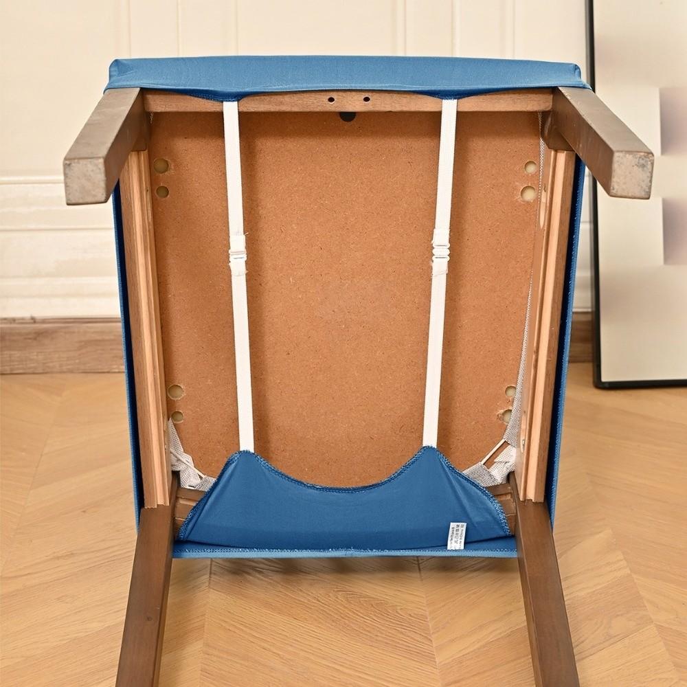 Anti-slip Chair Cushion Cover Soft Breathable Dining Chair Cover Elastic Water-resistant Chair Slipcover For Office Home Seats