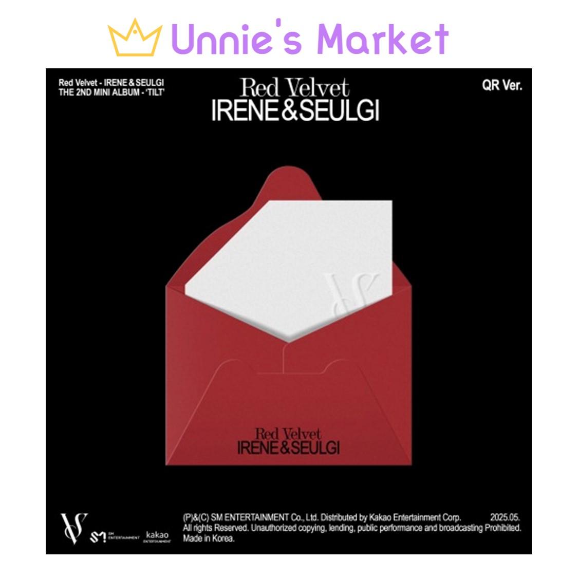 

(QR вер.) Red Velvet IRENE & SEULGI [TILT] 2-й мини-альбом + бесплатный подарок 1EA