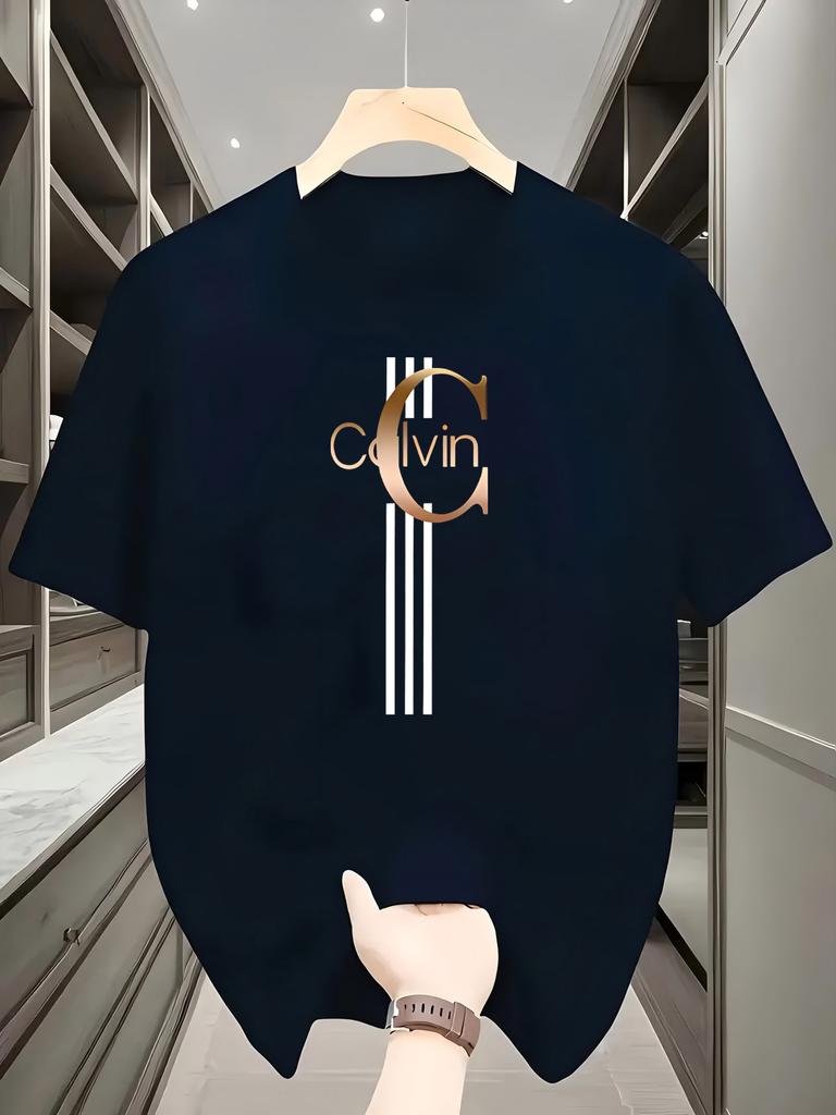 Creative Letter Print 100 Cotton Versatile Men Woment Tshirt Summer Autumn Daily Sports Party Casual Loose Street Shortsleeve