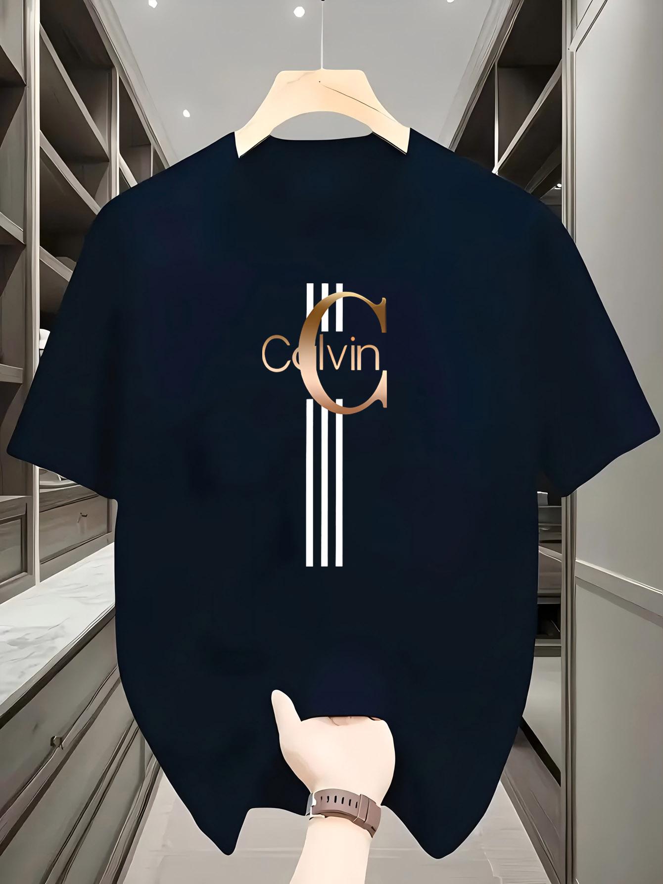 

Creative Letter Print 100 Cotton Versatile Men Woment Tshirt Summer Autumn Daily Sports Party Casual Loose Street Shortsleeve 4XL