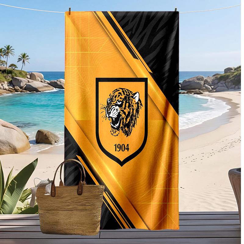 Telo Mare Stampa Hull FC Morbido Portatile Asciugatura Rapida?Asciugamano Asciutto Per Piscina Vacanza Estiva Sport all'Aperto