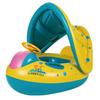 Baby Swimming Pool Ring Safety Baby Infant Swimming Float Inflatable Sunshade Seat Boat Ring Pool