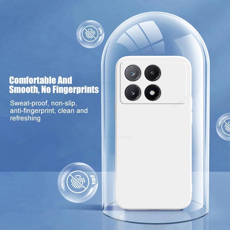 Schutzhülle Soft Cover Für Poco X6 Pocox6 Pro Hülle Flüssigsilikon Handyhüllen