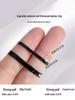 Barbershop High Elasticity Perm Rubber Bands with Leather Cover - 500G