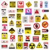 10/30/50/100pcs Warning Danger Banning Stickers Graffiti Waterproof Decals DIY Guitar Luggage Funny Cartoon Sticker
