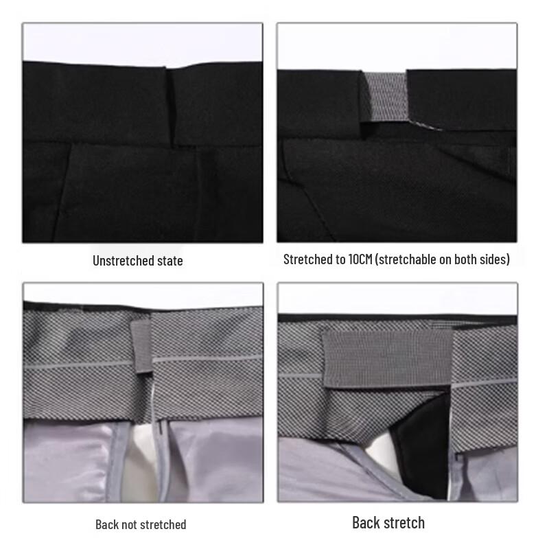 Men's Plus Size Business Formal Straight Fit Suit Pants