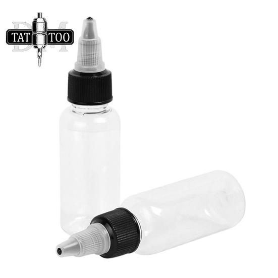 

Pcs Пустой пластик 30/60 мл Крышка Твист Татуировка Чернила Пигмент