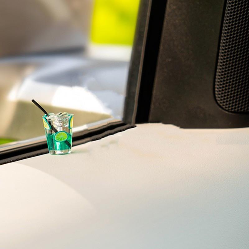 

Автомобильный орнамент Мини-стаканчик для напитков Ледяной американский кофе Ледяной черный чай Лечебное украшение для центральной консоли автомобиля Мини-украшение украшает