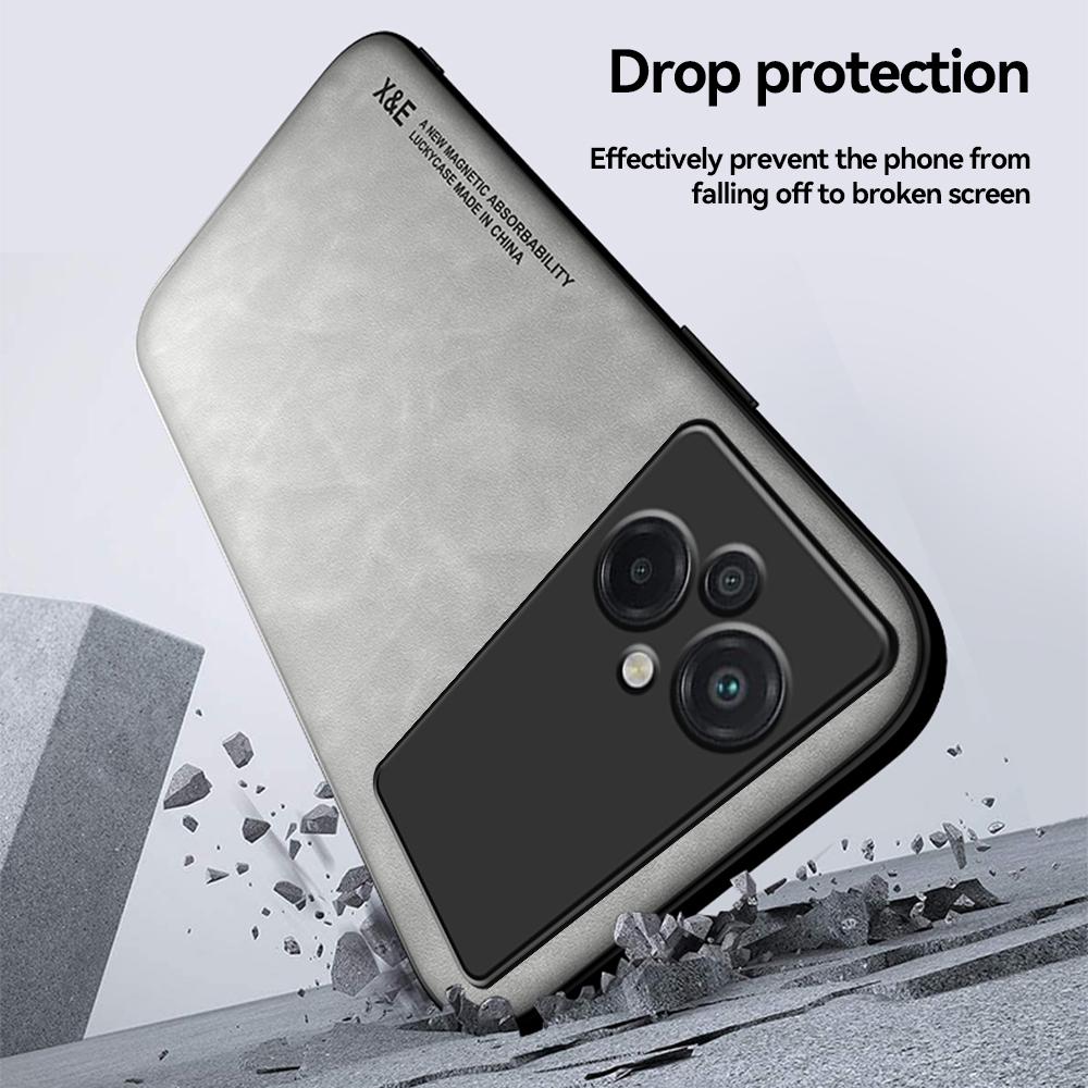 Pocom5 Case Plain Pu Leather Magnetic Cover For Xiaomi Poco M5 Pocom5 Pocco M 5 5m 4G Soft Frame Protection Back Shell Fundas