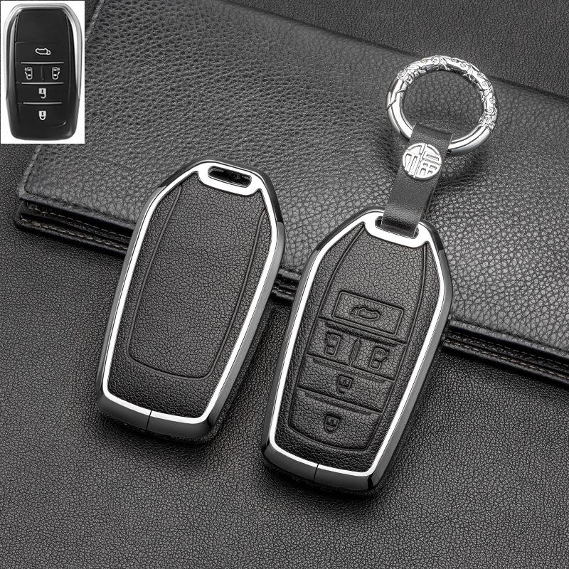 Full-Cover Metal Key Case for Toyota Corolla, RAV4, Rongfang, Wilanda, Levin, Camry