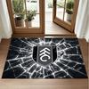 Fulham Voetbal Design Kristalfluweel Tapijt Zacht Decoratief Matje voor Slaapkamer Entree