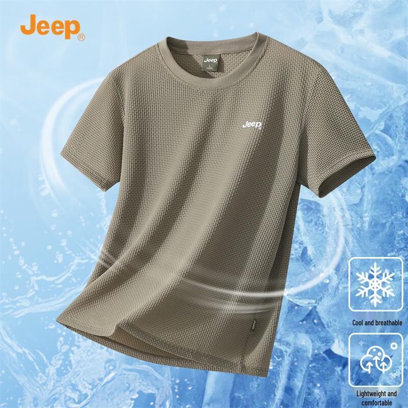 JEEP Men s Ice Silk Short Sleeve T-Shirt XL