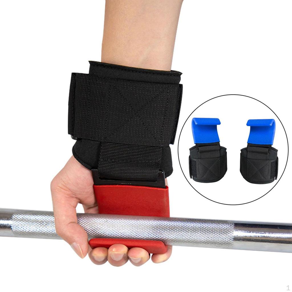of Weight Lifting Wrist Strap with Hook Straps Grips for